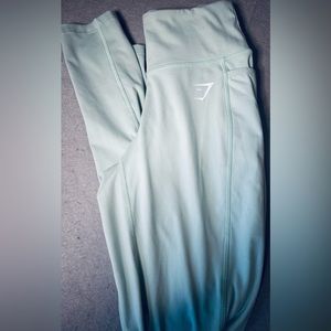 Gymshark DRI Leggings‎ XS Workout Sports Activewear EUC Athleisure Pockets Mint